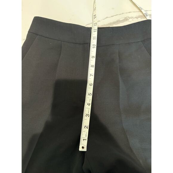 Veronika Maine Black Pleated Dress Pants Size AUS 6 Tapered Leg Work - Picture 8 of 8